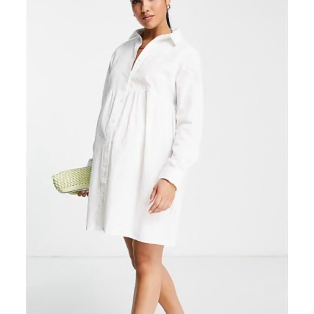 ASOS White Shirt Midi Dress